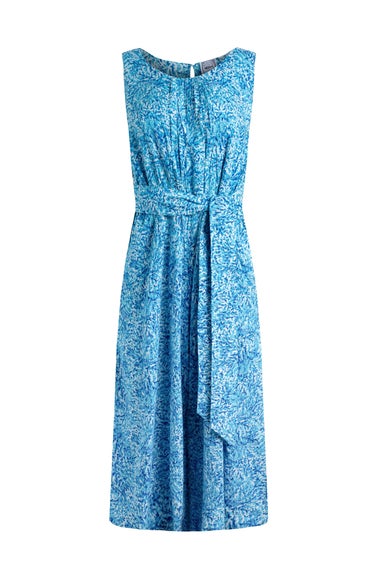 Weird Fish Azure Nalani Printed Jumpsuit
