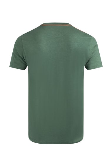 Weird Fish Army Green Porter Premium Graphic Tee