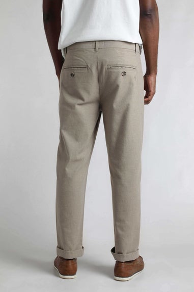 Weird Fish Stone Charleigh Textured Chino Trouser