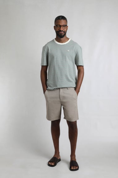 Weird Fish Stone Charleston Textured Chino Shorts