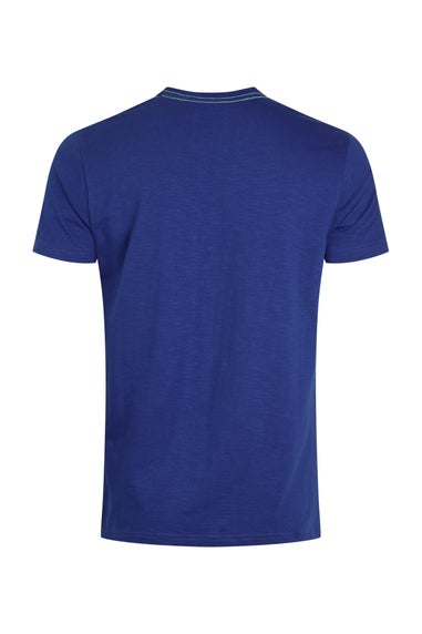 Weird Fish Cobalt Blue Coordinates Front Print Graphic T-Shirt