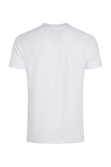 Weird Fish White Coordinates Front Print Graphic T-Shirt