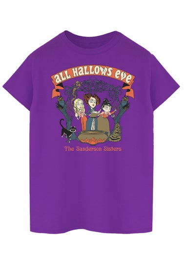 Disney Hocus Pocus All Hallows Eve Girls Purple Graphic T-Shirt (3-13 Years)