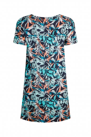 Weird Fish Aqua blue Nuri Printed Tunic