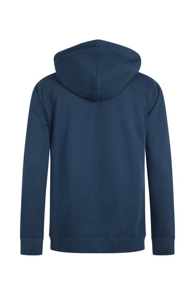Weird Fish Navy Woodside Sun-Washed Loopback Hoodie