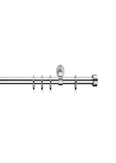 Little Black Book Stainless Steel Extendable Stud Curtain Pole