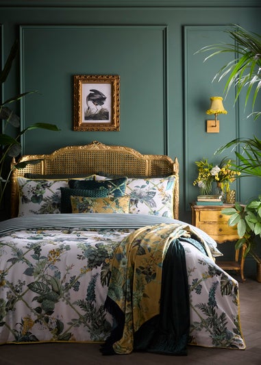 Laurence Llewelyn-Bowen Cotswold Fantasia Dawn Green Large Filled Cushion