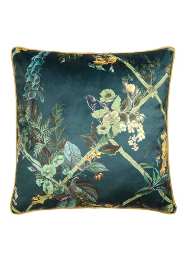 Laurence Llewelyn-Bowen Cotswold Fantasia Dawn Green Large Filled Cushion