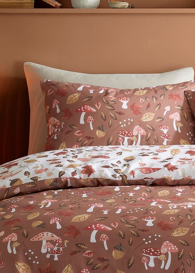 Fusion Woodland Dreams Reversible Natural Duvet Cover Set