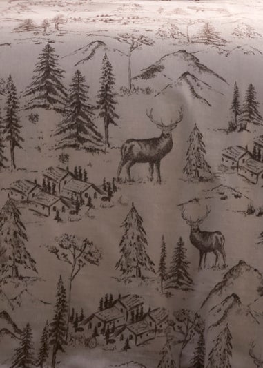 Dreams & Drapes Alpine Stag Brushed Natural Duvet Cover Set