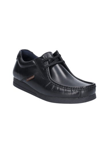 Base London Black Event Waxy Shoe