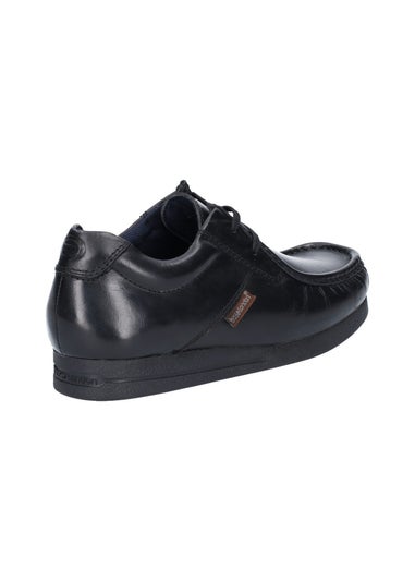 Base London Black Event Waxy Shoe