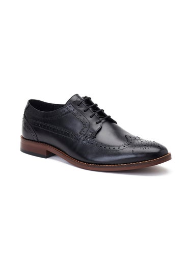 Base London Black Twain Brogue
