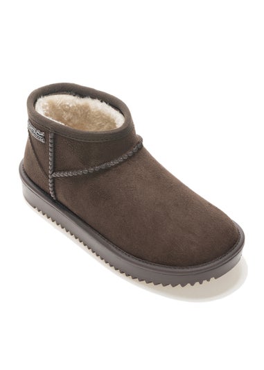 Regatta Chocolate Kids' Risley Short Waterproof Boots (Younger 8 - Older 3)