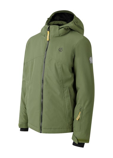 Dare2B Soft Green Kids' Impose V Waterproof Insulated Jacket (3-16yrs)