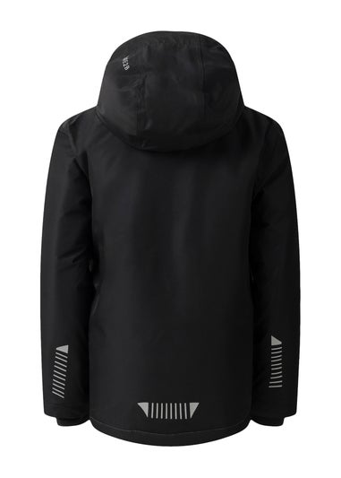 Dare2B Black/Grey Kids' Impose V Waterproof Insulated Jacket (3-16yrs)