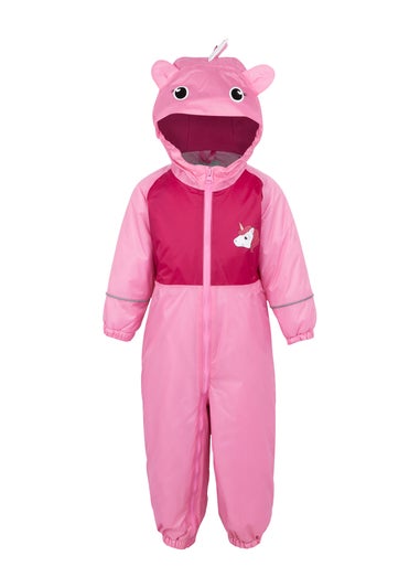 Regatta Pink Multi Kids' Mudplay III Breathable All in 1 (6-72 months)