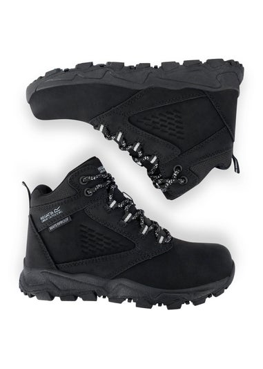 Regatta Black Kids' Amble Waterproof Boots (Younger 9 - Older 6)