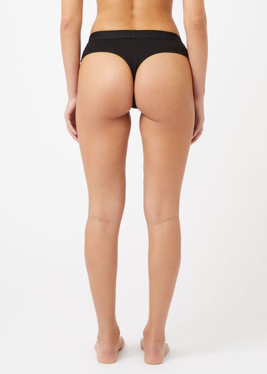 French Connection Grey Cotton Ladies Thongs 7 Pack