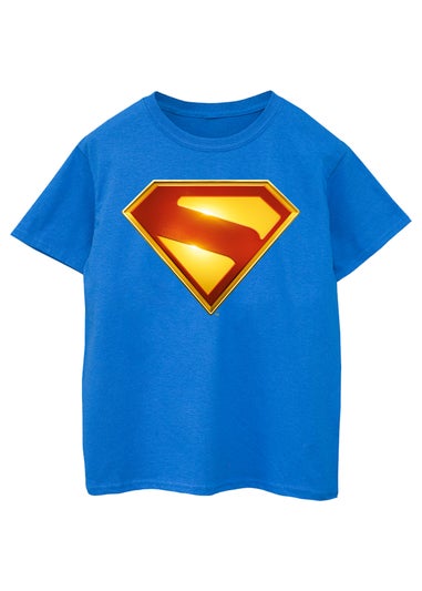 DC Comics Superman Shield Boys Royal Blue Graphic T-Shirt (3-13 Years)