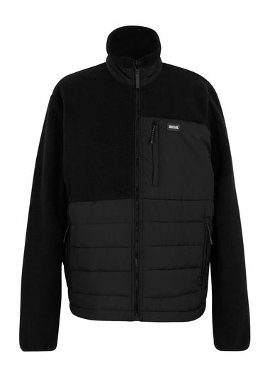 Regatta Black Frankie Borg Hybrid Stretch Fleece