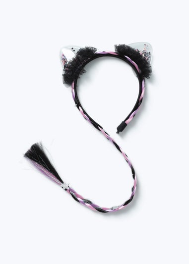 Muse Halloween Plaited Hair Shaker Headband Multi