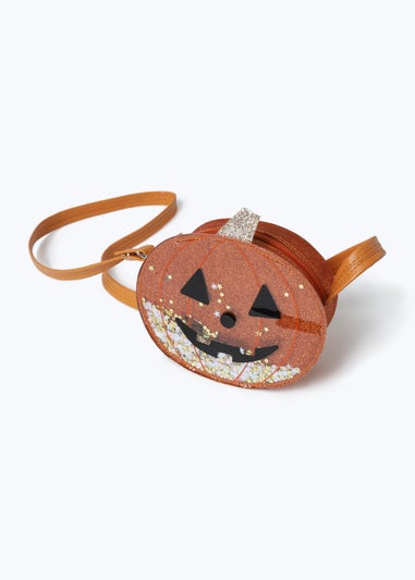 Muse Orange Halloween Pumpkin Shaker Bag