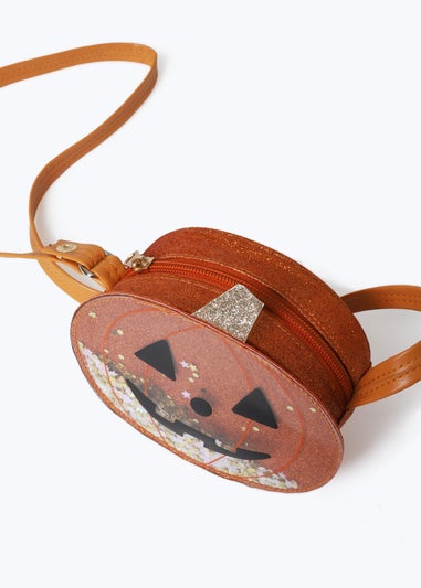 Muse Orange Halloween Pumpkin Shaker Bag