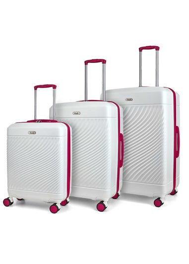 Rock Love Island Suitcase White/Pink