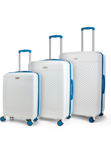 Rock Love Island Suitcase White/Blue
