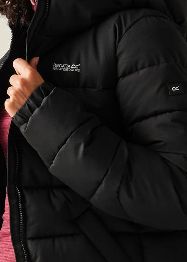 Regatta Black Aldthorn Water Repellent Jacket