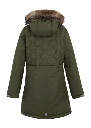Regatta Forest Green Kids' Fabrizia II Reflective Jacket (3-16yrs)