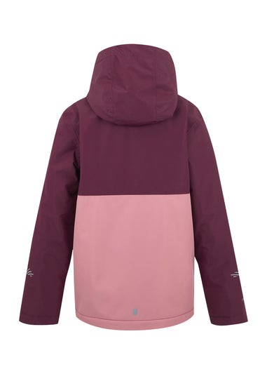 Regatta Vintage Pink Kids' Hillain Warm Lined Reflective Waterproof Insulated Jacket (3-16yrs)