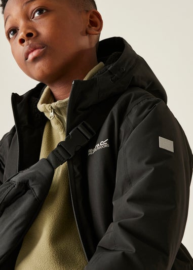 Regatta Black Kids' Farbank II Waterproof Insulated Jacket (3-16yrs)