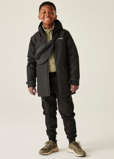 Regatta Black Kids' Farbank II Waterproof Insulated Jacket (3-16yrs)