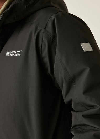Regatta Black Kids' Farbank II Waterproof Insulated Jacket (3-16yrs)
