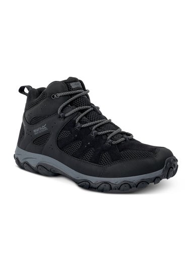 Regatta Black/Grey Edgepoint 4 Mid Waterproof Boots