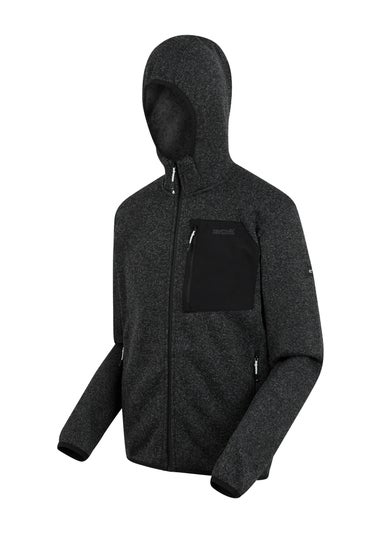 Regatta Slate Hooded Newhill Stretch Fleece