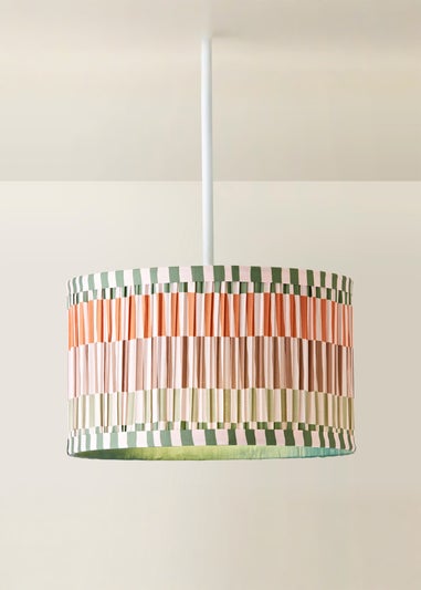 ValueLights Rae Small Multicoloured Easy Fit Lampshade