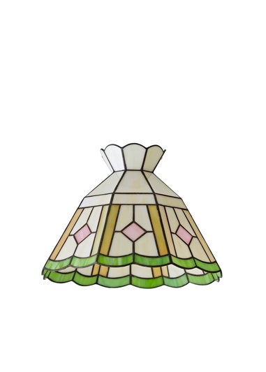 ValueLights Beatrix Tiffany Glass Easy Fit Lampshade