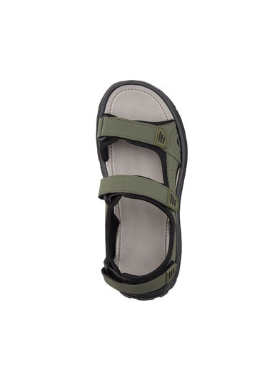 Cotton Traders Moss Green Lightweight Strider Sandals