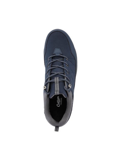 Cotton Traders Navy Waterproof Ramble Shoes