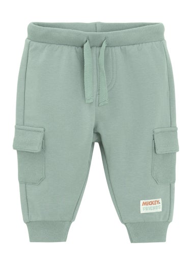 Cool Club Green Goofy Print 2-Piece Bodysuit and Jogger Outfit Set (2-24 mnths)