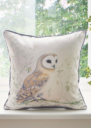 Cotton Traders Multi Owl Cushion