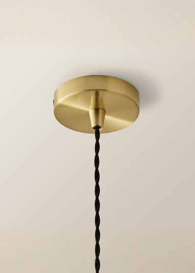 ValueLights Sputnik Gold 8 Way Pendant Ceiling Light with Bulbs