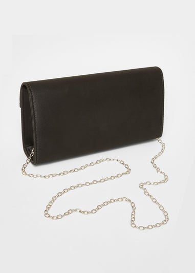 Quiz Black Diamante Clutch