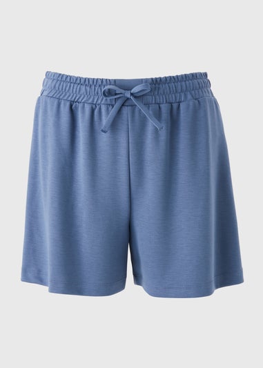 Blue Soft Touch Co Ord Shorts