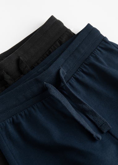 Cool Club Black Joggers with Drawstring Waist 2-Pack (3-7 yrs)