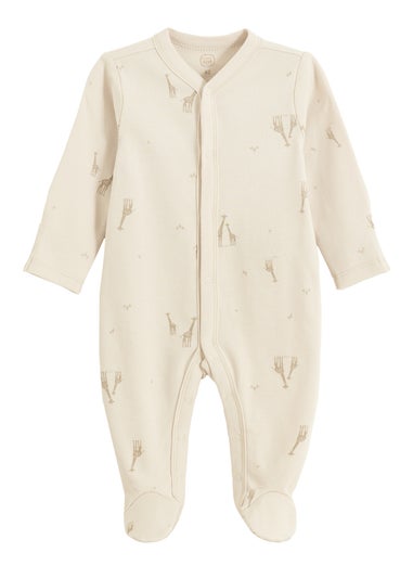 Cool Club Beige Printed Baby Gift 6-Piece Set (1-9 mnths)