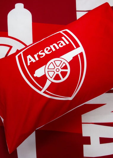 Arsenal Lightning Red Panel Duvet Cover